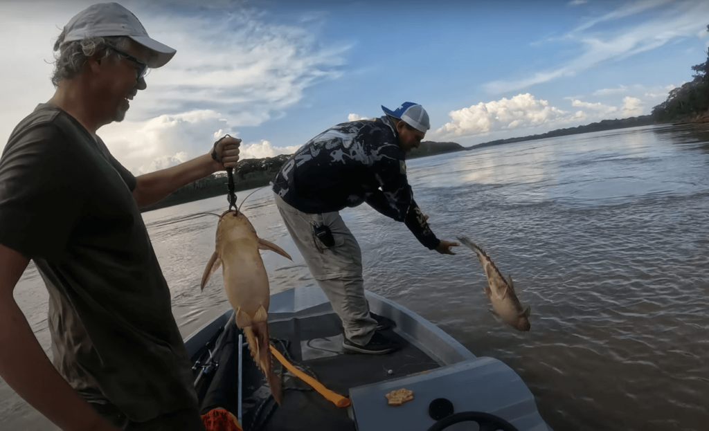 Pesca esportiva em água doce