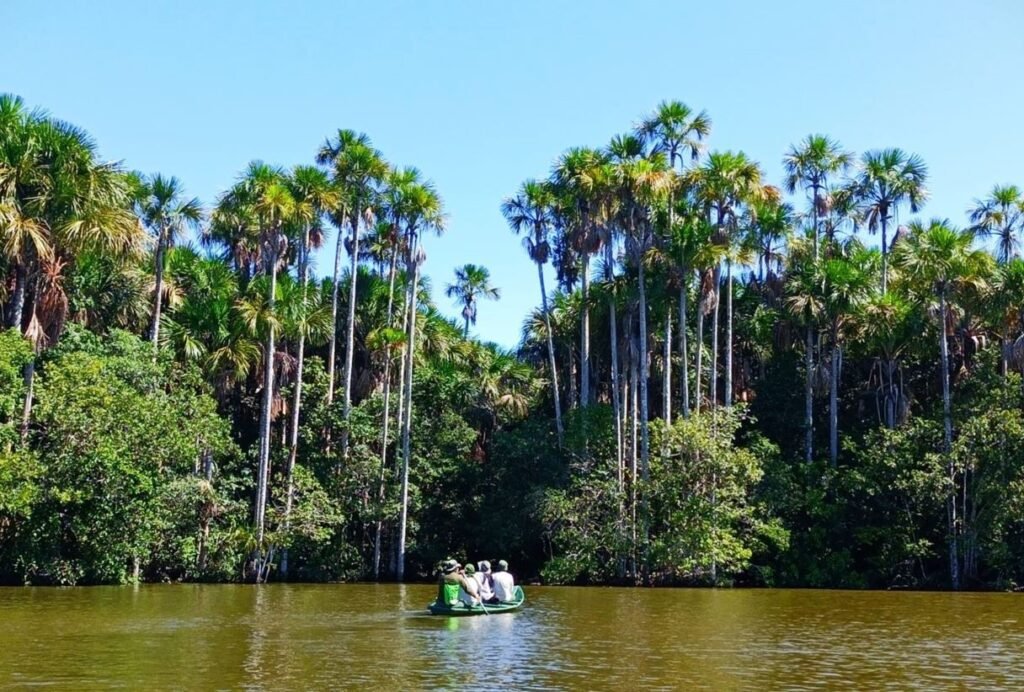 Fishing in Lake Sandoval